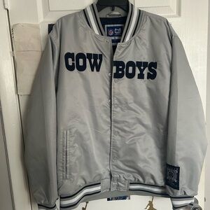 NFL Cowboys Gray and Blue Jacket
